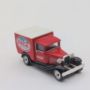 Coca Cola Vintage Red and White Toy Truck Matchbox